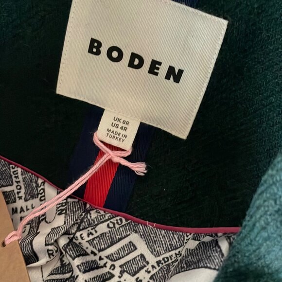 NWT Boden Durham Wool Long Coat - Picture 7 of 7